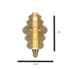 Kit 2 Lampadas Led De Filamento 3W 2400K Bivolt E27 1067
