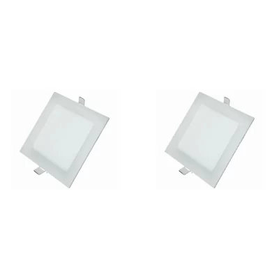 Kit 2 Painel Led De Embutir 24W Bivolt 3000K G-Light Novo