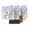 Kit 3 Cooler Fan Argb Fortrek Frosty C/ Controladora 120mm