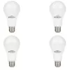 Kit 4 Lâmpada Led A60 12W 3000K E27 Blumenau Bivolt Novo