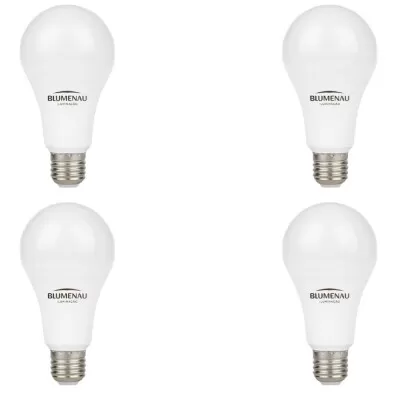 Kit 4 Lâmpada Led A60 12W 3000K E27 Blumenau Bivolt Novo