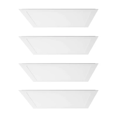 Kit 4 Paineis Led Embutir Quadrado 18W 6500K Blumenau