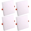 Kit 4 Painel Frameless Sobrepor / Embutir 24w Branco Frio