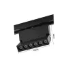 Kit 5 Projetor Led Duli Bivolt Nordecor 6W 4000K Preto Novo