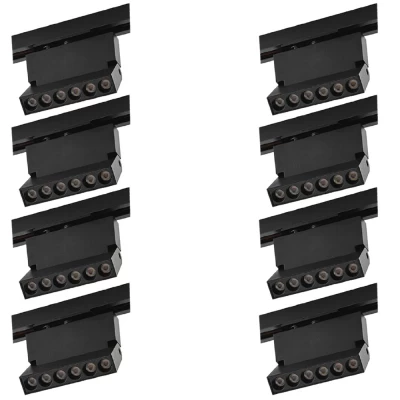 Kit 8 Projetor Led Duli Bivolt Nordecor 6W 4000K Preto