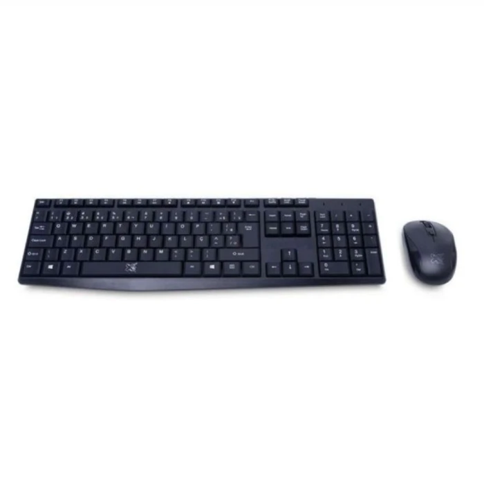 Kit Arteck 2 em 1 Maxprint Teclado e Mouse Sem Fio RF 2.4 G