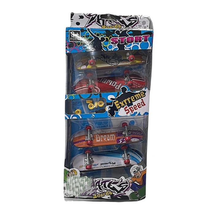 Kit Com 4 Skate De Dedo Profissional Fingerboard Novo Kit Com 4 Skate De Dedo Profissional Fingerboard Novo
