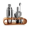 Kit De Coqueteleira E Acessórios P/ Drinks Aço Inox 12 Peças Kit De Coqueteleira E Acessórios P/ Drinks Aço Inox 12 Peças