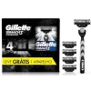 Kit Gillette Mach 3 Carbono + 4 Refil Original Para Barba Suave