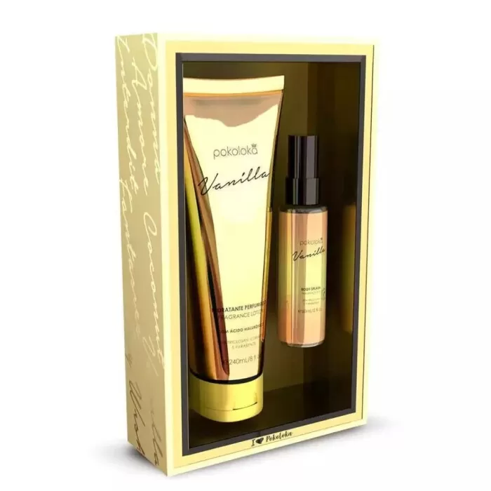 Kit Hidratante + Body Splash Loka Gold Vanilla Pokoloka Kit Hidratante + Body Splash Loka Gold Vanilla Pokoloka