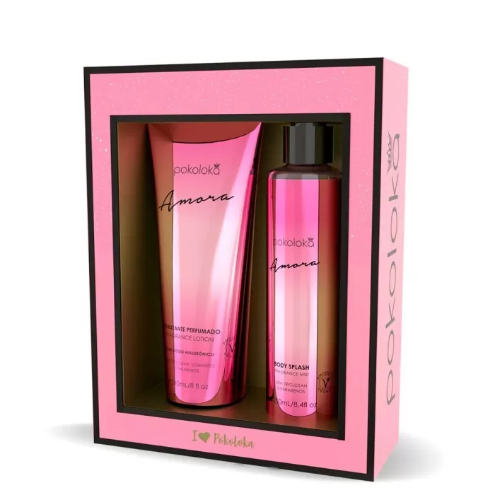 Kit Hidratante + Body Splash Pokosecret Amora Pokoloka Kit Hidratante + Body Splash Pokosecret Amora Pokoloka