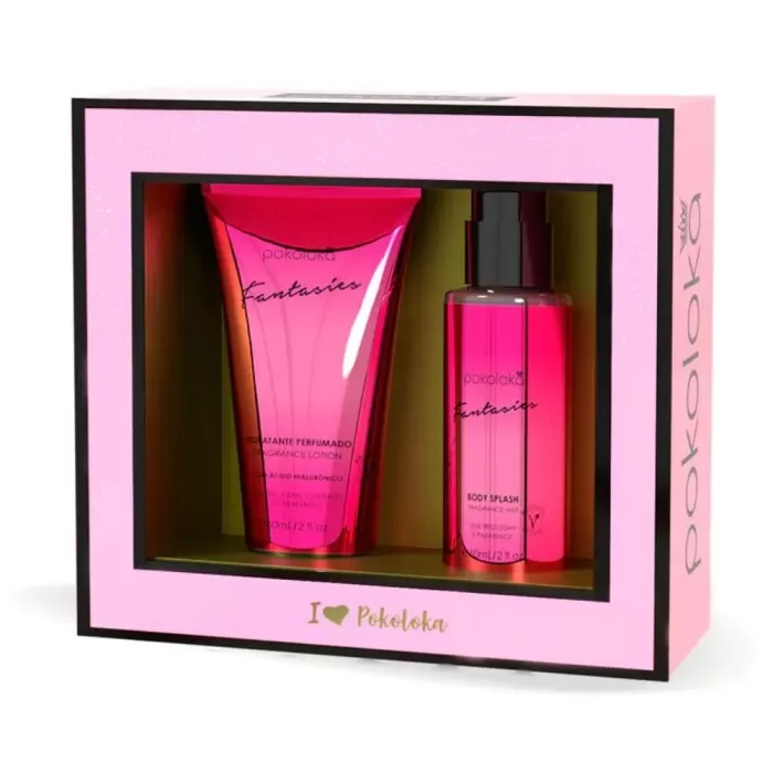 Kit Hidratante + Body Splash Pokosecret Fantasies Pokoloka Kit Hidratante + Body Splash Pokosecret Fantasies Pokoloka