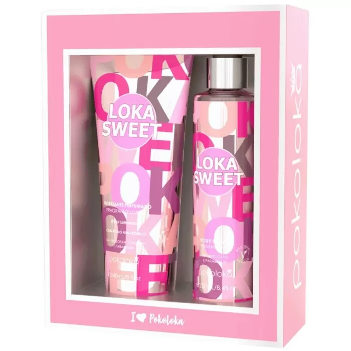 Kit Hidratante + Body Splash Pokoteen Loka Sweet Pokoloka Kit Hidratante + Body Splash Pokoteen Loka Sweet Pokoloka