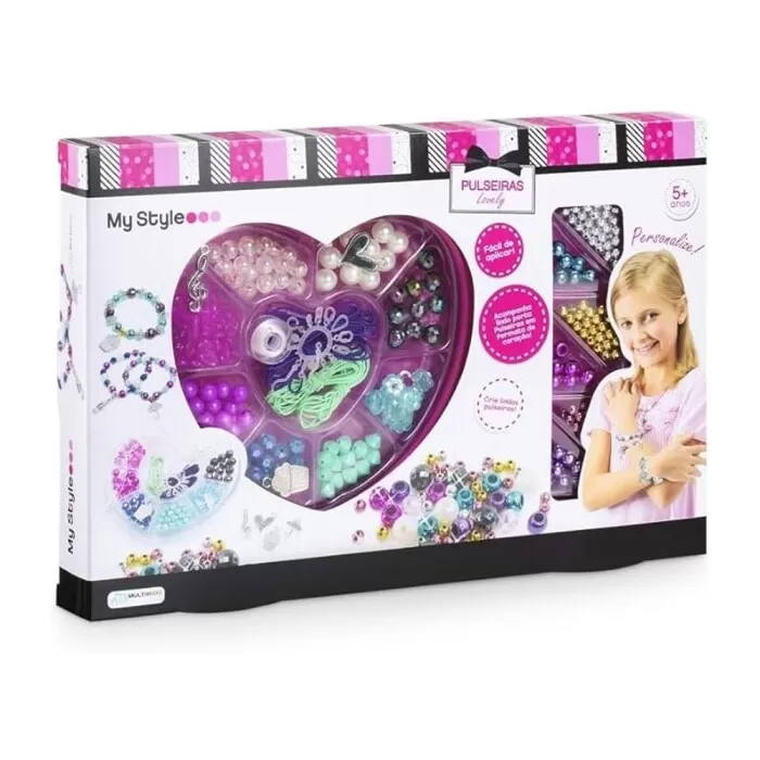 Kit Pulseiras My Style Lovely Br1116 Multikids Novo