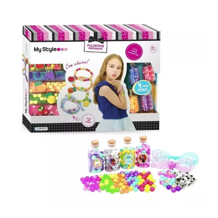 Kit Pulseiras Perfumadas My Style Br1119 Multikids Novo