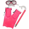 Kit Snorkel Com Máscara E Nadadeiras Para Mergulho Bel
