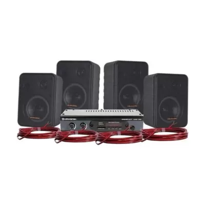 Kit Som para Ambiente Hayonik Ambience 4000 OD V2 Preto Novo