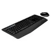 Kit Teclado E Mouse Sem Fio Preto Mk345 Logitech Novo