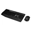 Kit Teclado E Mouse Sem Fio Preto Mk345 Logitech Novo