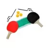 Kit Tênis De Mesa Com 2 Raquetes e Mais 3 Bolinhas Novo Kit Tênis De Mesa Com 2 Raquetes e Mais 3 Bolinhas Novo