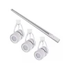 Kit Trilho Elétrico + 3 Spots Par20 Canopla Branco MbLed