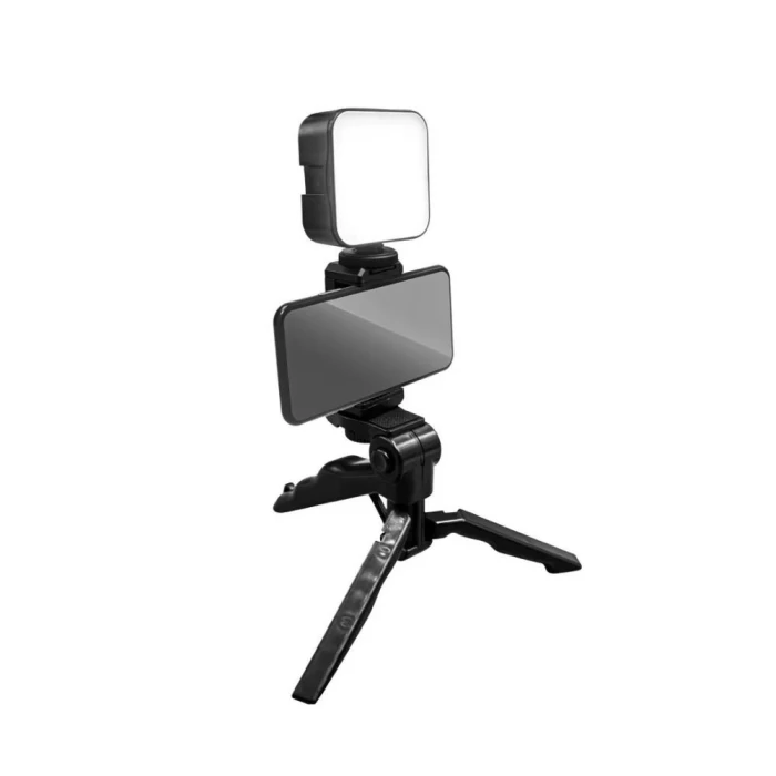 Kit Vlog Com Tripé Suporte Celular AC401 Multilaser Novo