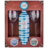 Kit de Vinho Françes Rose Piscine 750ml Com 2 Taças Kit de Vinho Françes Rose Piscine 750ml Com 2 Taças