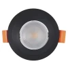Kit 8 Spot Recuado Embutir Redondo 6W 6500k Bivolt Preto