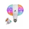 Lâmpada De Led Giratória Rgb P/ Festas Com Adaptador Tomada Lâmpada De Led Giratória Rgb P/ Festas Com Adaptador Tomada