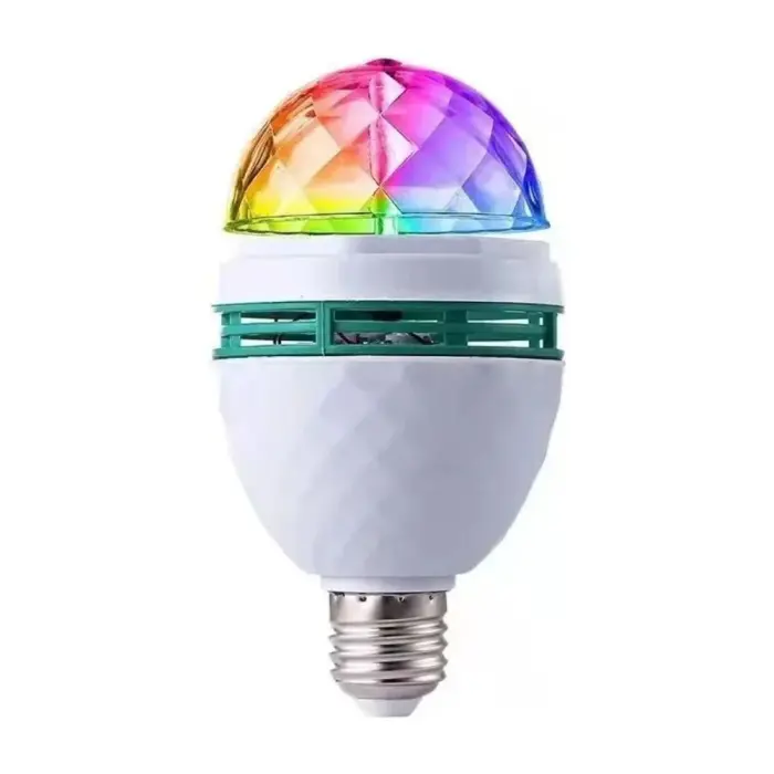 Lâmpada Giratória Globo Luzes Coloridas Lehmox Ley-07
