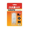 Lâmpada Halógena Ouropin G9 20W 220V Clara Ourolux 1328 Lâmpada Halógena Ouropin G9 20W 220V Clara Ourolux 1328