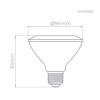 Lâmpada Led Par30 Eco 9W Sth9030/30 3000K Stella Lâmpada Led Par30 Eco 9W Sth9030/30 3000K Stella