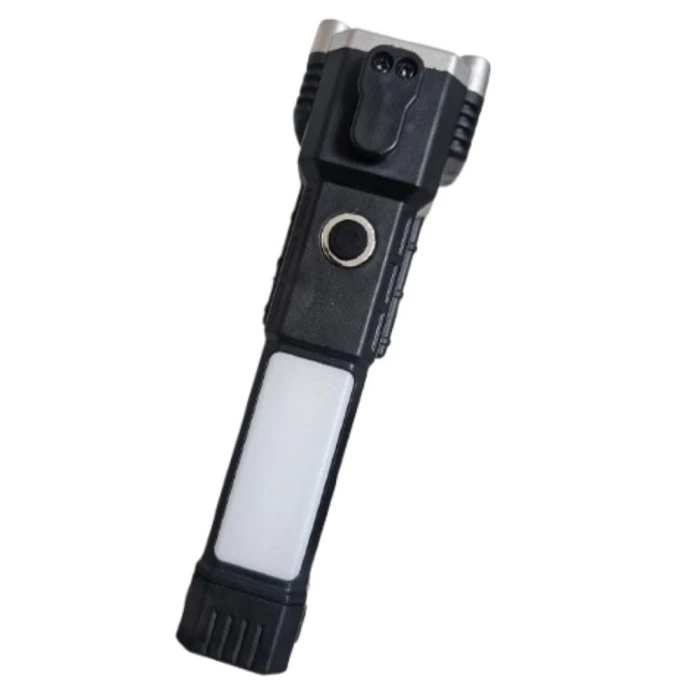 Lanterna De Led Torch Multifuncões 16.5cm Usb H24002 Md