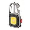 Lanterna Magnetica Tatica Recarregavel Chaveiro Led Usb 2w