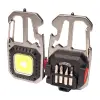 Lanterna Magnetica Tatica Recarregavel Chaveiro Led Usb 2w
