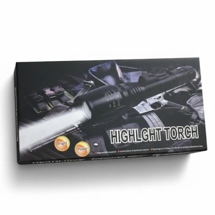 Lanterna Manual De Led 20,2Cm H19442 Md Com Alta Luminosidade