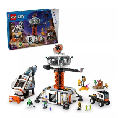 Lego City: Base Espacial Com Plataforma E Foguete 60434