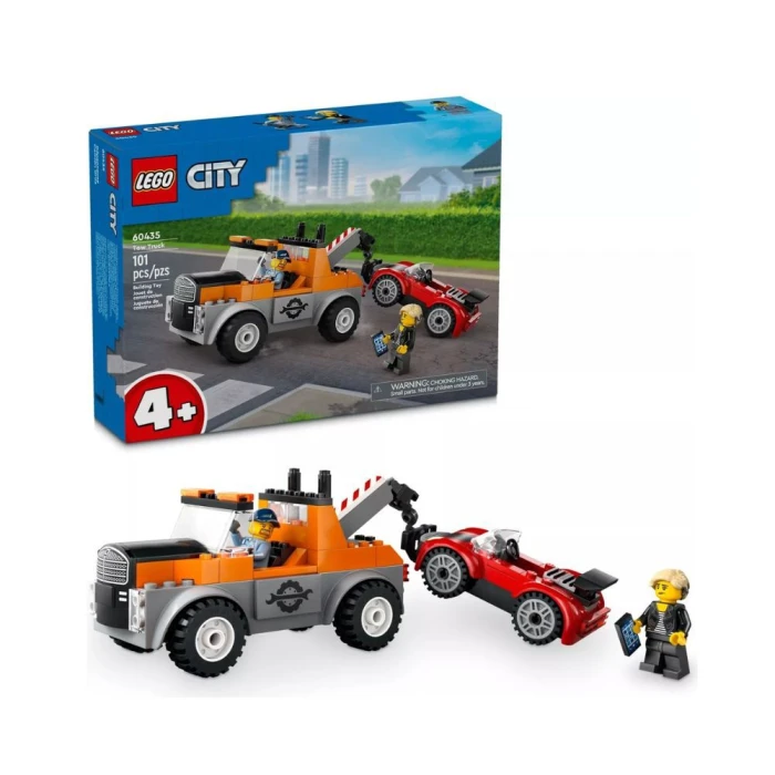 Lego City: Caminhão Do Reboque Com Carro Esportivo 60435