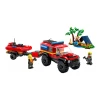 Lego City: Caminhão Dos Bombeiros Com Barco De Resgate 60412