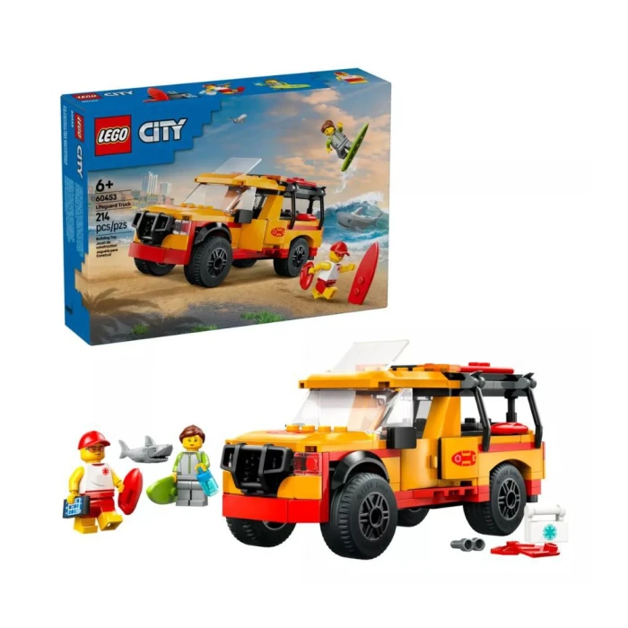Lego City: Carro Do Salva Vidas Resgate Na Praia 60453