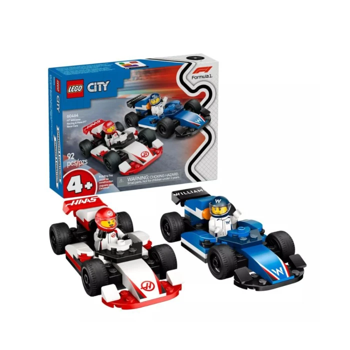 Lego City: Carros Formula 1 Williams Racing E Haas 60464