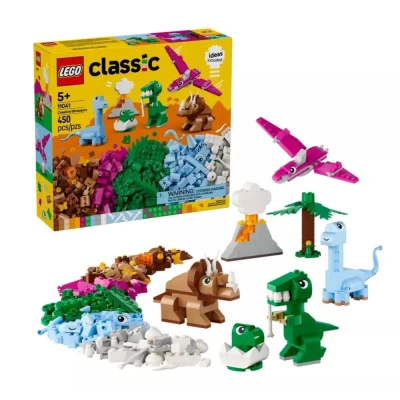 Lego Classic: Mundo Dos Dinossauros Criativos 450 Pçs 11041