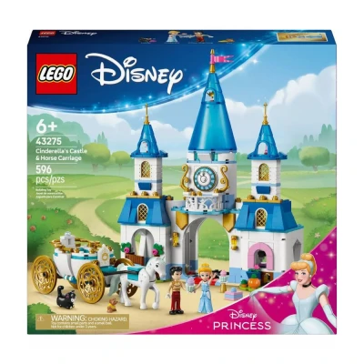 Lego Disney: Castelo E Carruagem Princesas 596 Pcs 43275