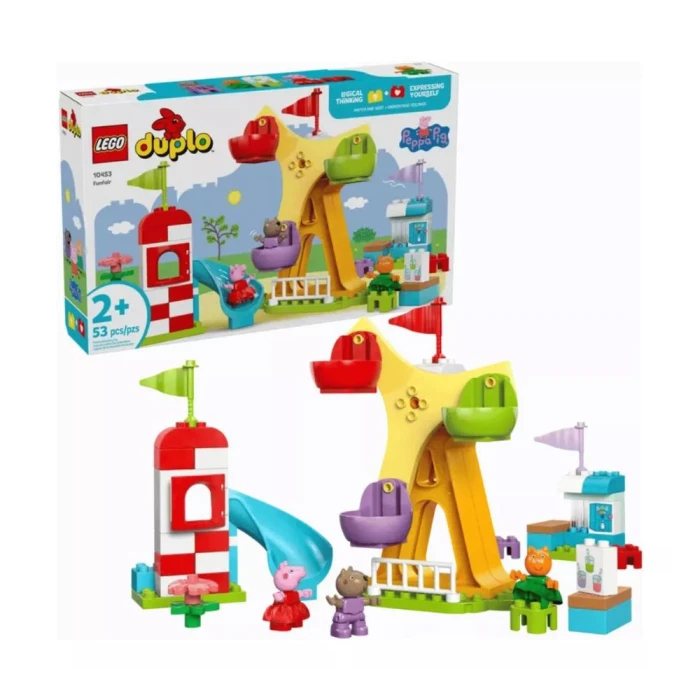 Lego Duplo: Feira De Diversões Da Peppa Pig 10453 53 Pcs Lego Duplo: Feira De Diversões Da Peppa Pig 10453 53 Pcs