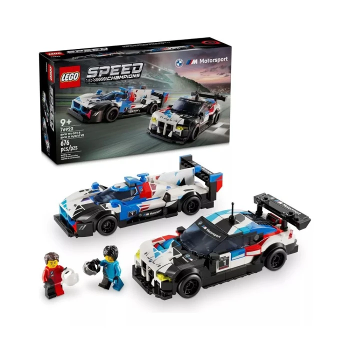Lego Speed Champions: Carros BMW M4 GT3 e BMW M Hybrid 76922