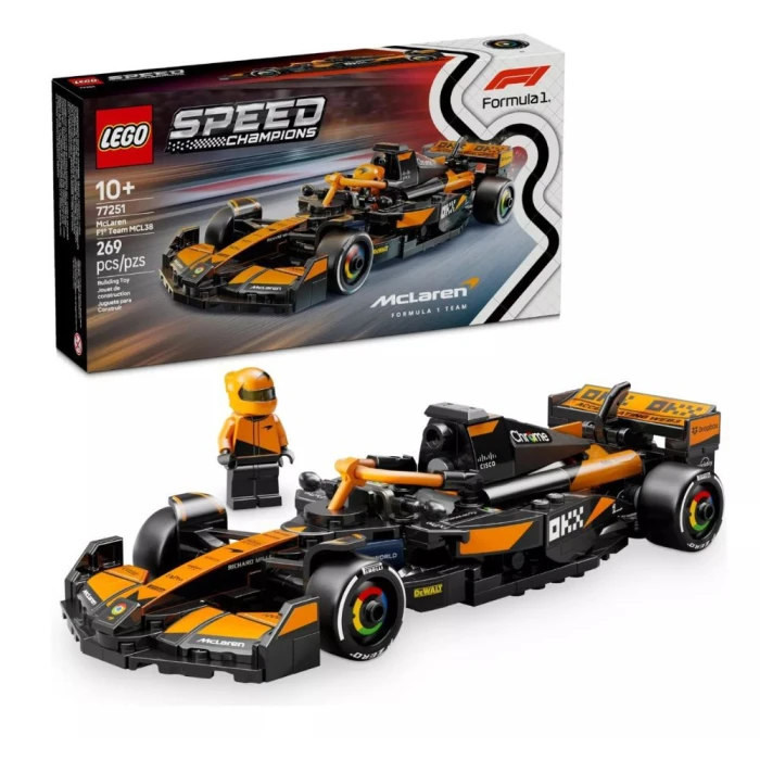 Lego Speed Champions: McLaren F1 Team Mcl38 269 Pcs 77251 Lego Speed Champions: McLaren F1 Team Mcl38 269 Pcs 77251