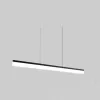 Luminária Led Linear LTG 48W 6000K 118x8cm Cor Preta