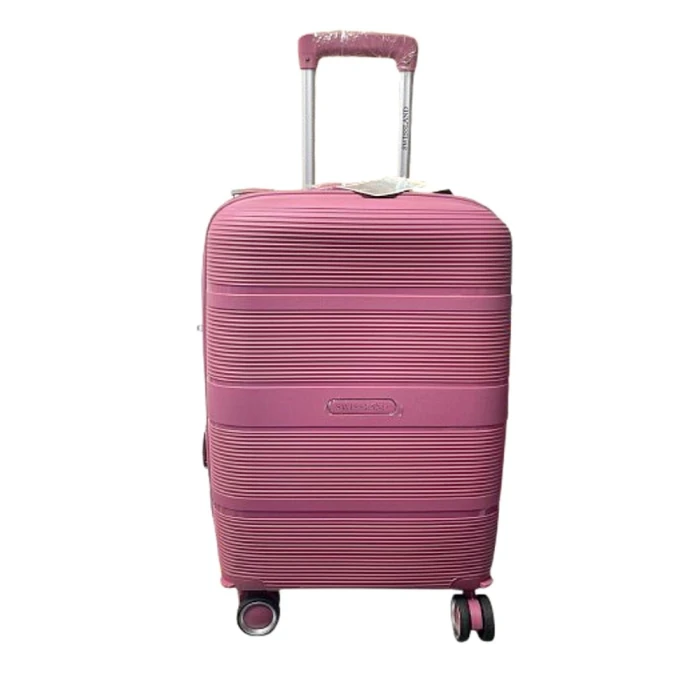 Mala De Viagem Calliope Rosa Com Tsa PP Média Swissland