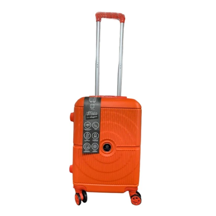 Mala De Viagem Com Rodas 10KG Cor Laranja Abs Moment