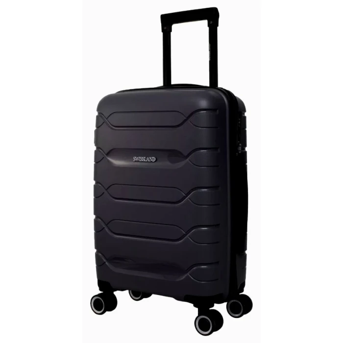 Mala De Viagem Connect Cinza Com TSA Polipropileno Swissland